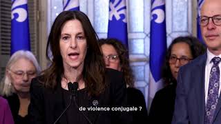 Jamais je n’accepterai qu’on mette un prix sur la vie d’une femme victime de violence conjugale.