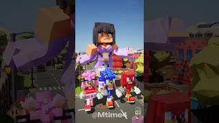 Aphmau & Sonic Team or Herobrine & Sonic.EXE Team"