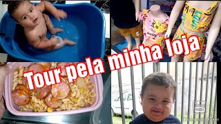 Vlog: Abri uma loja de roupas infantis / trabalhando com meu bebê de 09 meses .