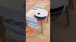 Three-in-one mini intelligent sweeping robot