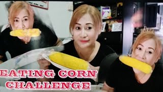 EATING CORN WITHOUT USING HANDS CHALLENGE || CHALLENGE VLOG