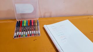 Unboxing and Review of Linc Geltonic Colorpuff Multicolor Gel Pen with Hard Box