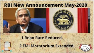 RBI EMI Moratorium Extension New Update & Repo Rate Reduced Explain in Tamil | Santhosh S