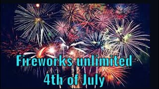 4th of July Fireworks with the rich  of white town || Fire works unlimited || Happy 4th of July