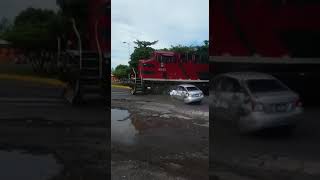 Accidente en el crucero del tren Tamsa veracruz ver