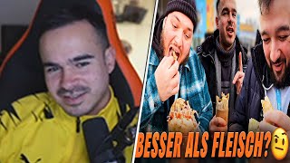 ABU & Erné TESTEN VEGANEN DÖNER bei Monte's Event😱 | Reaktion