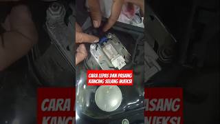 Cara Lepas Kancing Selang Injeksi#honda #mekanik #matic #shorts #short #reels #beatfi #scooter