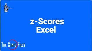 5. Find Z scores using Excel