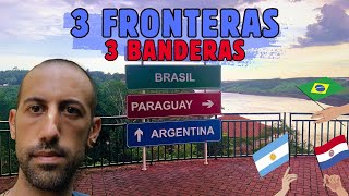 Experimentando la TRIPLE FRONTERA !! Foz de Iguazú : Marco das Três Fronteiras #culture #travel