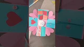 How to make explosion box 🎁 for birthday #shorts #explosionbox