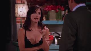 Courteney Cox sexy in black negligee #4.  VIDEO LOOP!