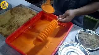 মেলাতে খেলাম Spring potato || Spring potato | Spring potato | Potato twister |Spring potato machine