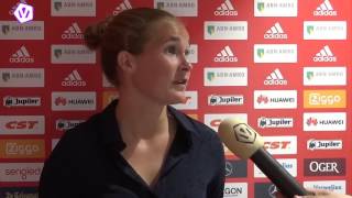 Desiree van Lunteren na Ajax Vrouwen-FC Twente Vrouwen