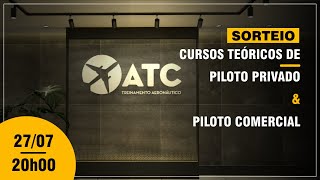 [AO VIVO] Sorteio Cursos Teóricos de Piloto Privado e Piloto Comercial - Avião e Helicóptero