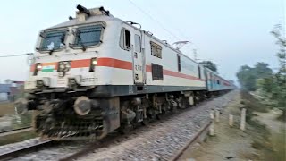 (22942) (Udhampur- Indore) Weekly SF Express With (BRC) WAP7 Locomotive.!