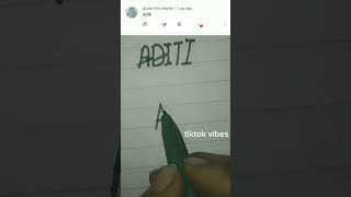 Aditi logo name #youtubeshorts