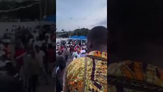 Scenes at Mahama residence before EC declaration