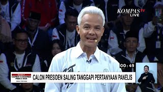 DEBAT CAPRES PERTAMA - GANJAR PRABOWO ANIES SEPAKAT SAHKAN UU PERAMPASAN ASET, MISKINKAN KORUPTOR