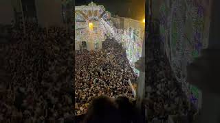 Lo "strazzo" del Carro Trionfale della Festa della Bruna #Matera 2022