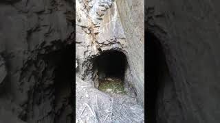 Found this Old Gold Mine after a long climb,,,,no one's been here in a long time!!! ..Kootenays,,,,,