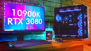 Epic 2020 Gaming PC Build + Benchmarks! (RTX 3080)