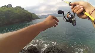 Memancing di spot extream karang strike cumi