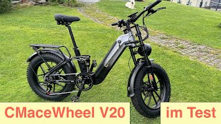 CMaceWheel V20 im Test: Vorstellung und Erfahrung mit dem E-Bike auf Straße, Feld, Wald und Wiesen