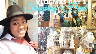 VLOGMAS DAY 3|TK MAXX SHOPPING VLOG + HAUL| UK LOCKDOWN LIFTED!