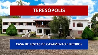 CA0131 - Teresópolis, bairro quebra frascos, linda casa festas para locação