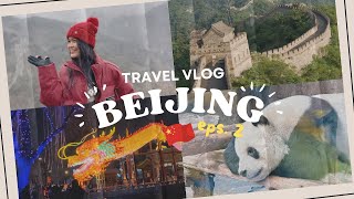 BEIJING VLOG eps. 2 | snow in mutianyu greatwall, nanluoguxiang & giant panda 🐼