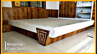 New Modern Latest Updated Double Bed Design | New Hydraulic Double Bed Design | Wash Basin Design