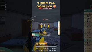 7shore tiger 1v4 godlike 🥵🔥 #bgmi #ytshorts #gaming #shorts #jonathan