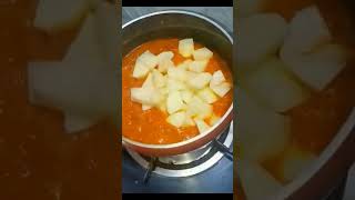 🥰Desi style tomato potato curry recipe 💫 #recipe #trending #youtube #shortvideo #indianfood #trend