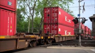 100th video! UP SD70ACe 1983, the Western Pacific Heritage Unit at West Chicago IL on the J! 5/6/12