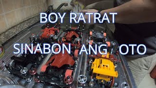 Boyratrat sinabon ang oto