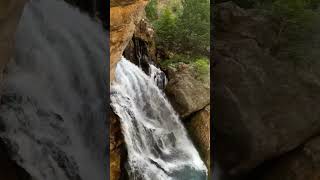 Uçansu waterfall #travelturkey #aerialview #dronevideo