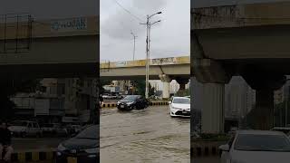 Shahr e faisal par b Barish ka Pani @beepdottv #Rainupdate #weatherupdate