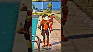 GTA 5 : SPIDERMAN LOST HUS MEMORY! 🤯😭💔 #shorts #cartoon #shortsfeed