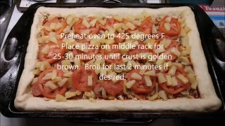 Best Ever Homemade Pizza Recipe(Your Toppings Of Choice)