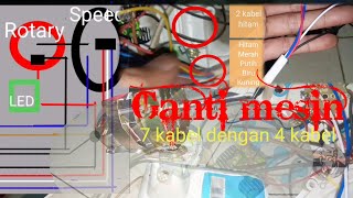 Cara ganti mesin kipas angin 7 kabel dengan 4 kabel