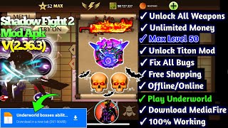 Download Shadow Fight 2 Mod Apk V2.37.0 | Shadow Fight 2 Hack (MOD, Unlimited Money,Max Level 50)