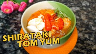 SHIRATAKI TOMYUM SUPER ENAK | COCOK UNTUK DIET, RENDAH KALORI DAN TINGGI SERAT 👌✅️