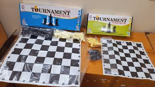 Unboxing and Review of prem ratna tournament foldable chess junior and senior