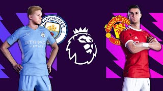 Man United vs Man City ● Premier League - Old Trafford | eFootball 2022 Prediction