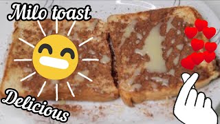 Milo toast 美路吐司 | recipe | Easy snack | Singapore | Food