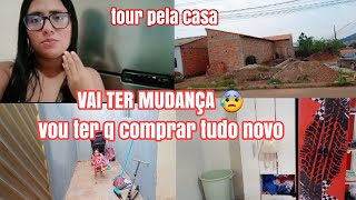 VAI TER MUDANÇA 😥 TOUR PELA MIMHA CASA APOS OS MÓVEIS! VOU TER Q COMPRAR TUDO NOVO 😭