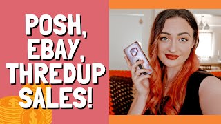 Poshmark is Picking Up? | What Sold On Poshmark, Ebay, and Thredup | Part Time Reseller