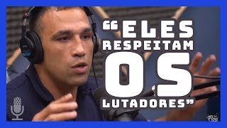 WERDUM E WANDERLEI SILVA - Lá eles respeitam muito os lutadores.