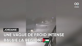 Une neige abondante a recouvert la capitale jordanienne