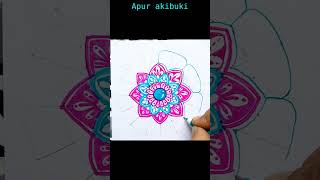 Mandala art | How to draw Mandala art | Easy mandala art for beginners | #shorts